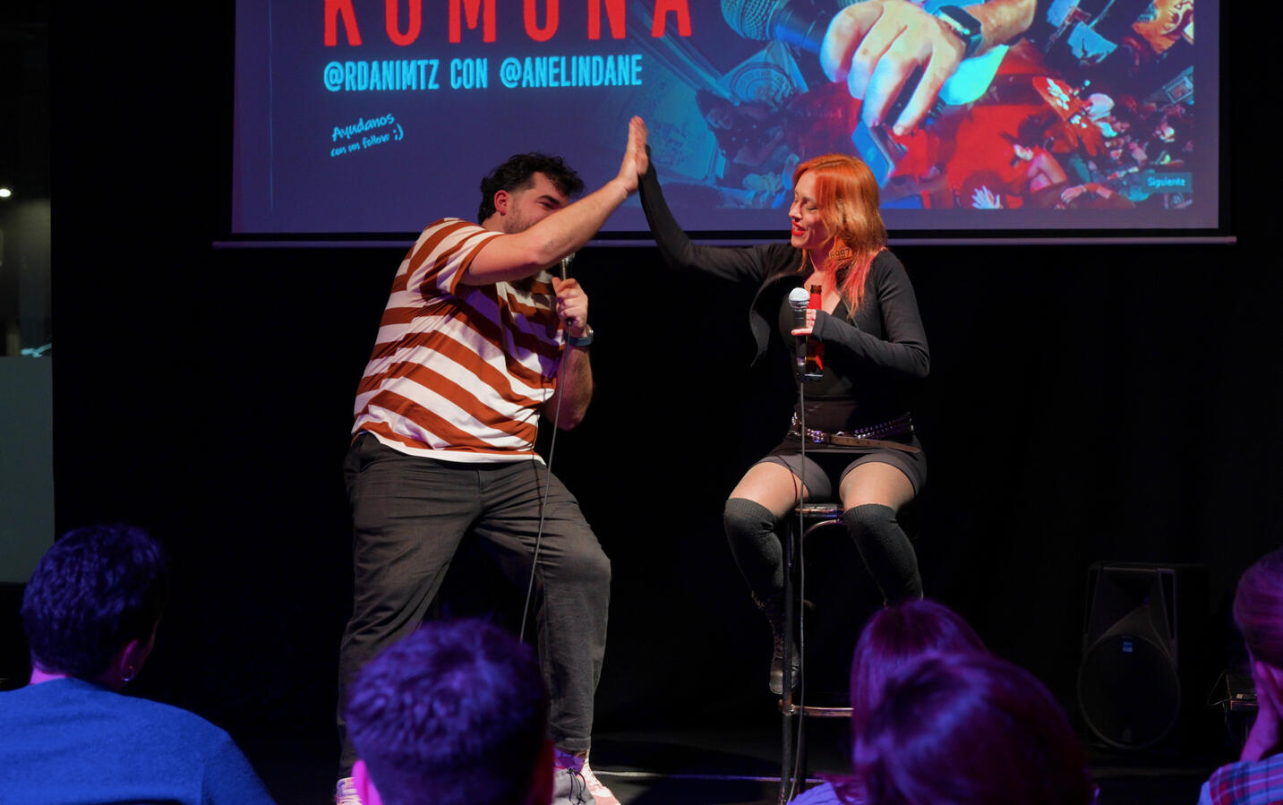 RDani y Ane Lindane en Komun Komuna